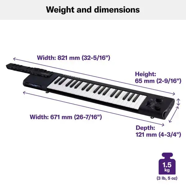 Yamaha SHS-500 Black Keytar