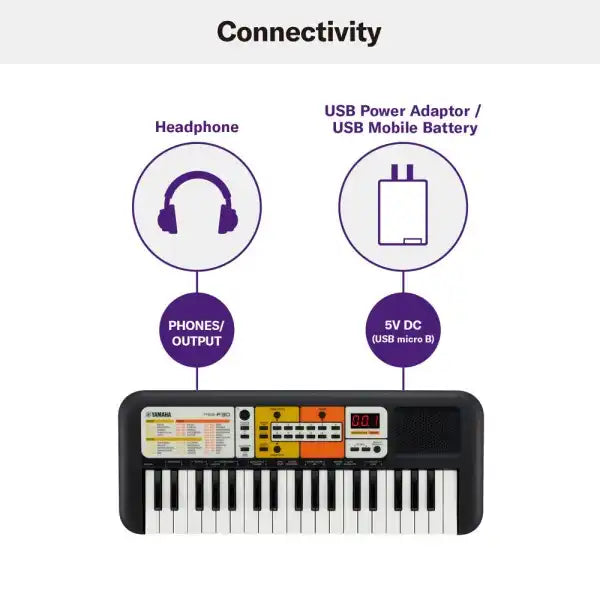 Yamaha PSS-F30 Mini Keyboard For Kids (Made in India)