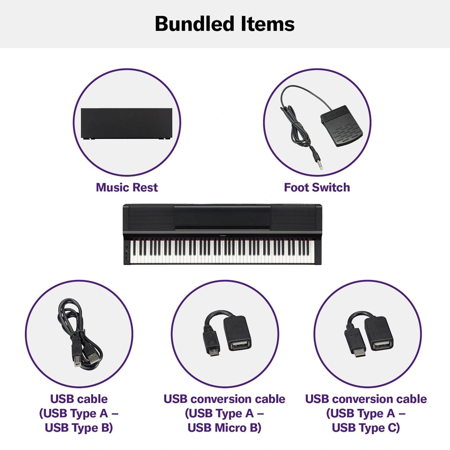 Yamaha P-S500 Digital Piano With 88 Keys