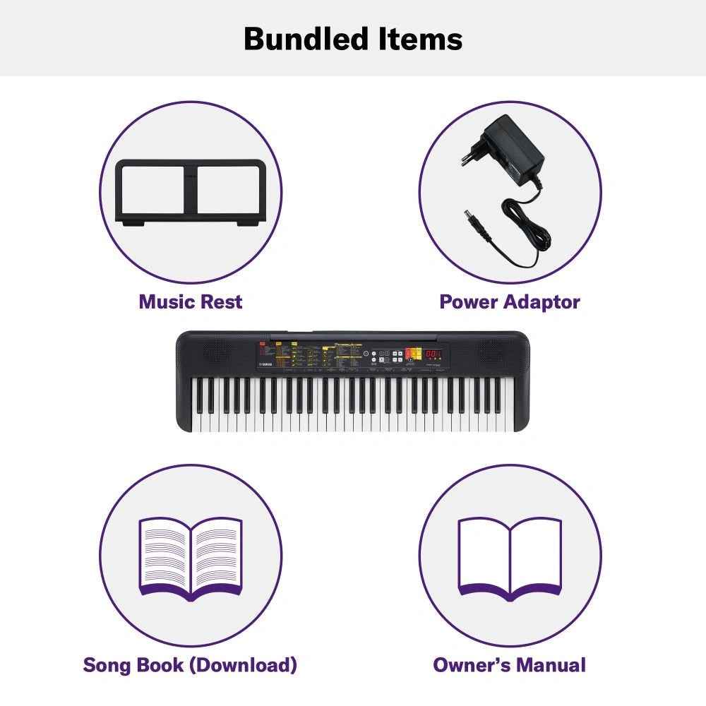 Yamaha PSR-F52 Portable Keyboard with 61 Keys