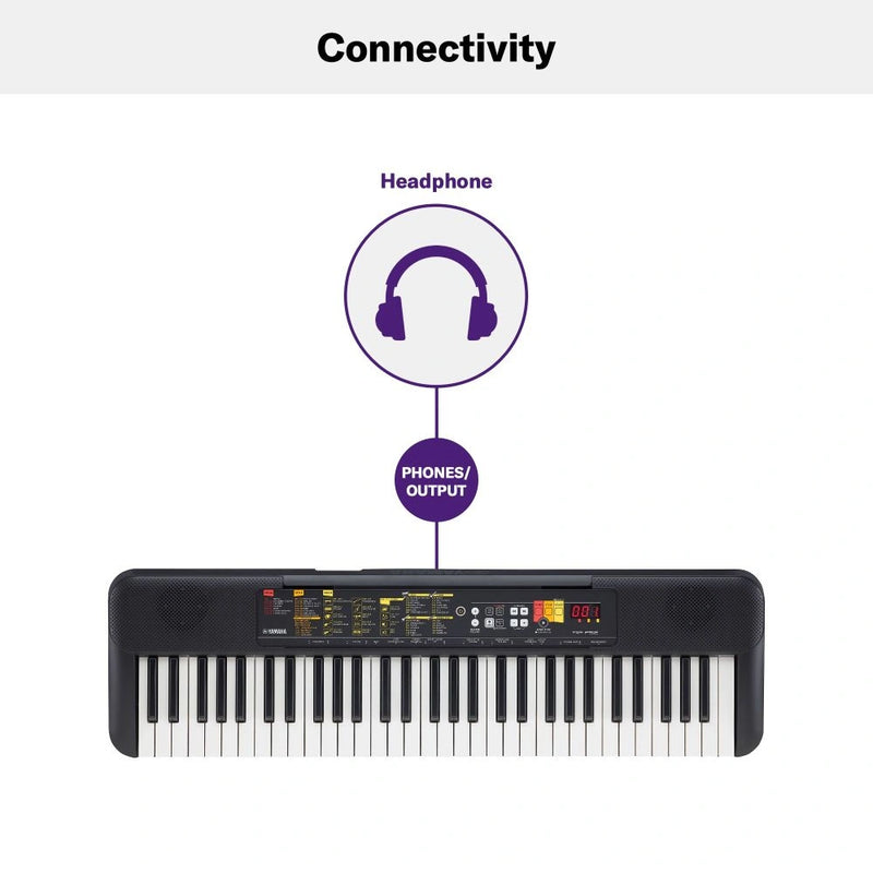 Yamaha PSR-F52 Portable Keyboard with 61 Keys