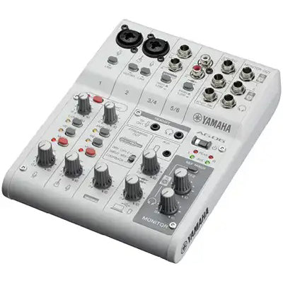 Yamaha AG06MK2 Live Streaming Mixer White