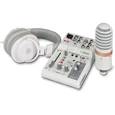Yamaha AG03MK2 LSPK Live Streaming Pack White