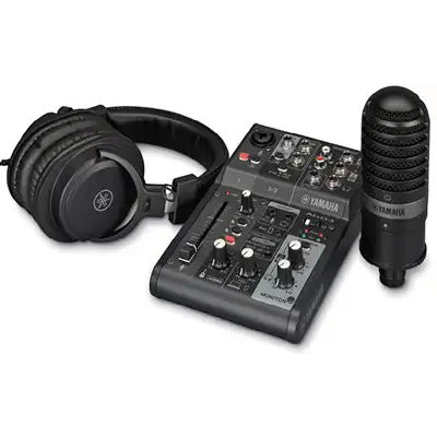 Yamaha AG03MK2 LSPK Live Streaming Pack Black