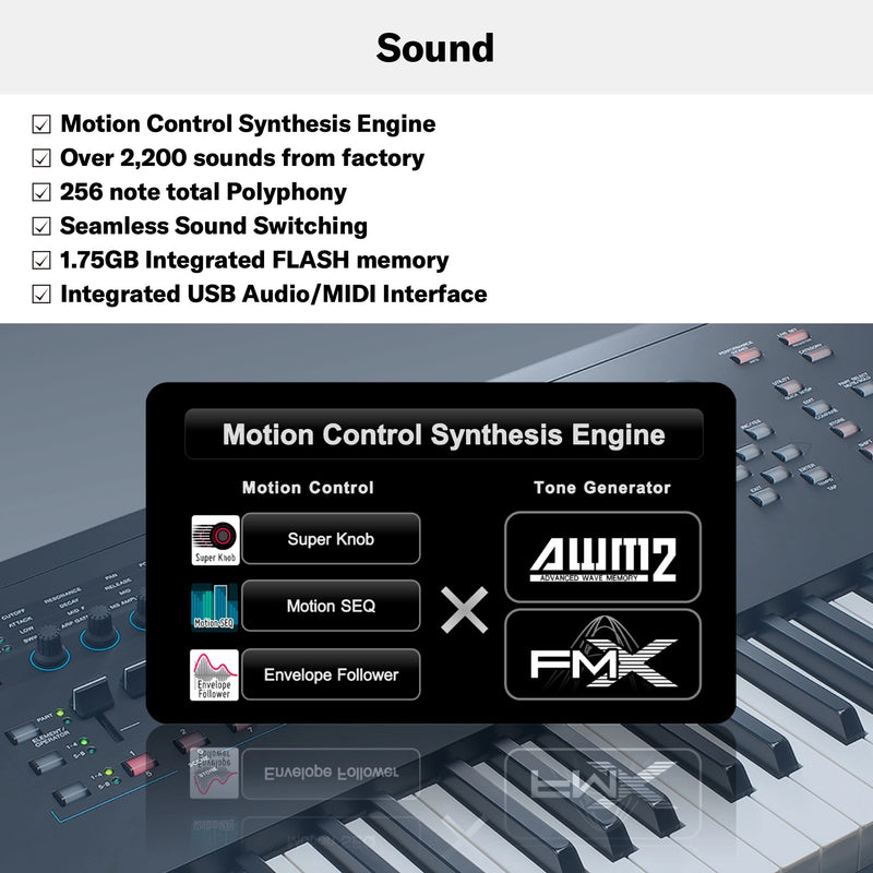 Yamaha MODX8+ Synthesizer With 88 Keys