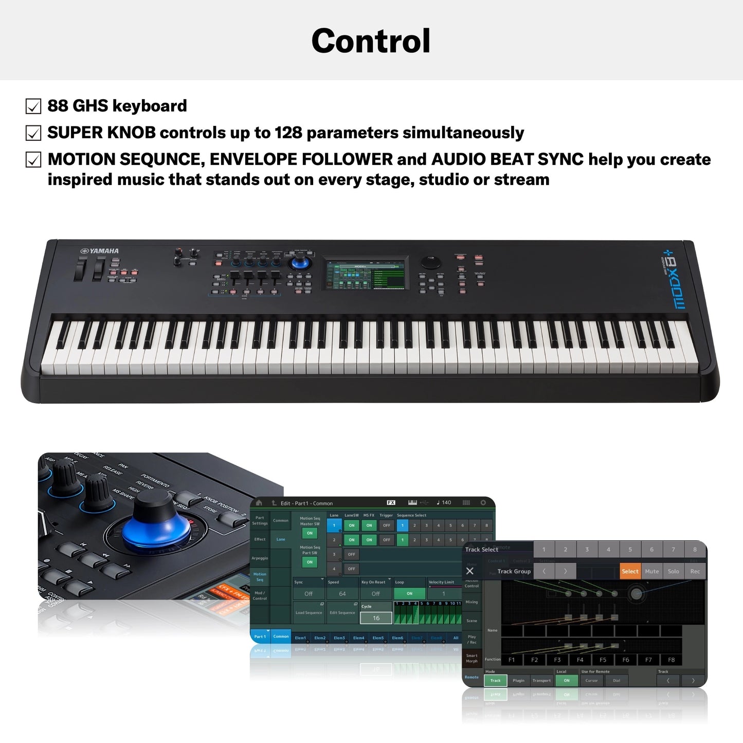 Yamaha MODX8+ Synthesizer With 88 Keys
