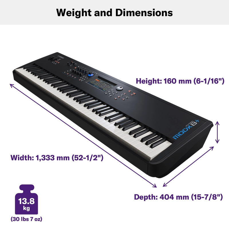 Yamaha MODX8+ Synthesizer With 88 Keys