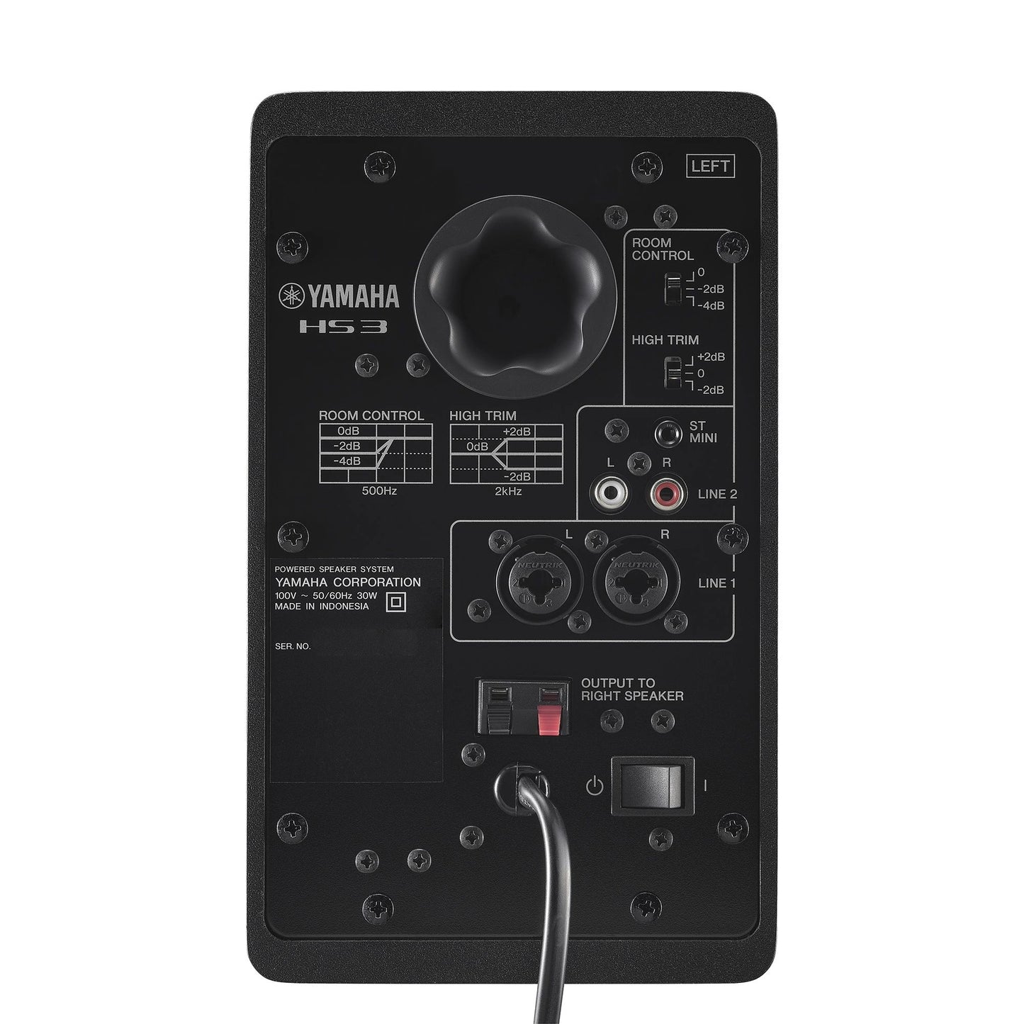 Yamaha HS3 (Black) Powered Studio Monitors (Sold in Pair)