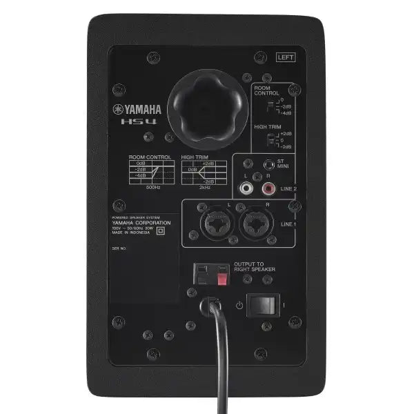 Yamaha HS4 (Black) Powered Studio Monitors (Sold in Pair)