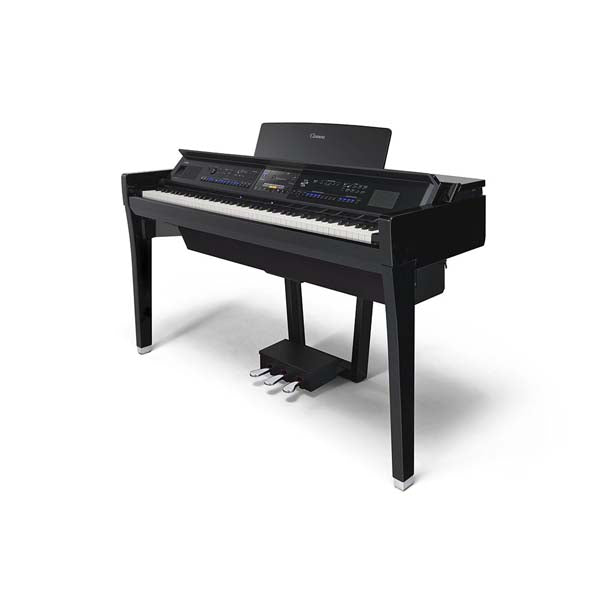 Yamaha CVP-909PE Polished Ebony Clavinova Digital Piano With Bench (with Home Installation)