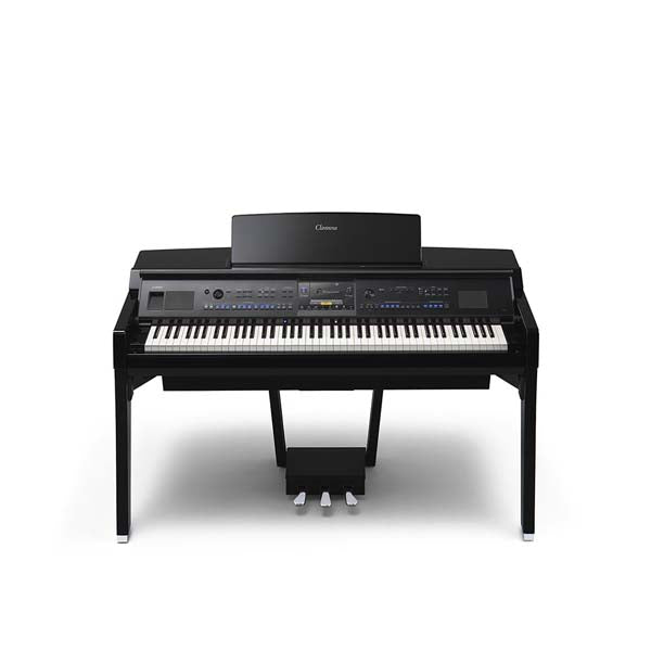 Yamaha CVP-909PE Polished Ebony Clavinova Digital Piano With Bench (with Home Installation)