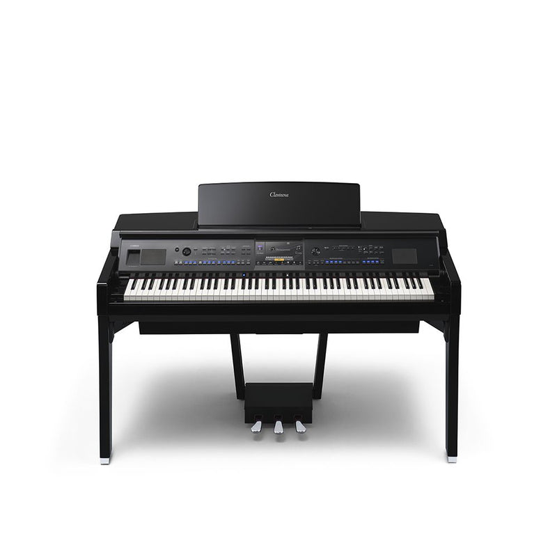 Yamaha CVP-909PE Polished Ebony Clavinova Digital Piano With Bench (with Home Installation)