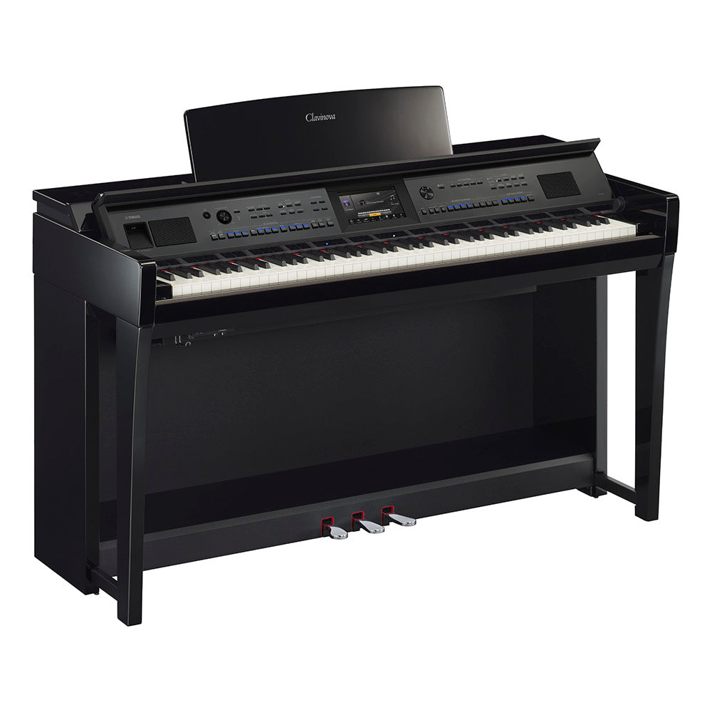 Yamaha CVP-905PE Polished Ebony Clavinova Digital Piano With Bench (with Home Installation)