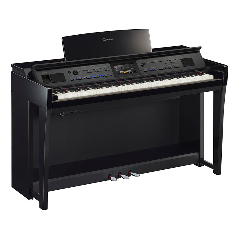 Yamaha CVP-905PE Polished Ebony Clavinova Digital Piano With Bench (with Home Installation)