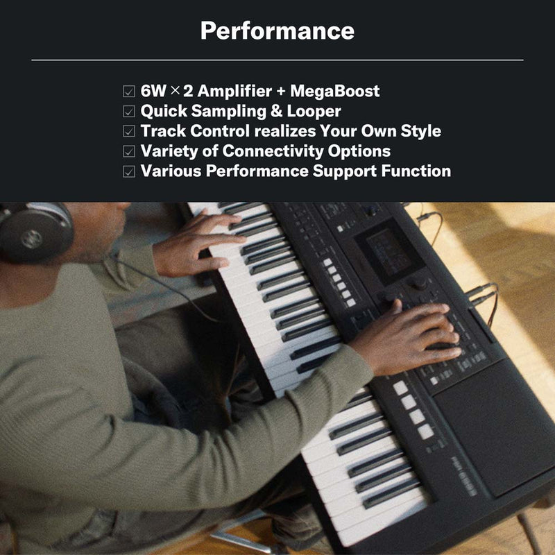 Yamaha PSR‑E483 Portable Keyboard