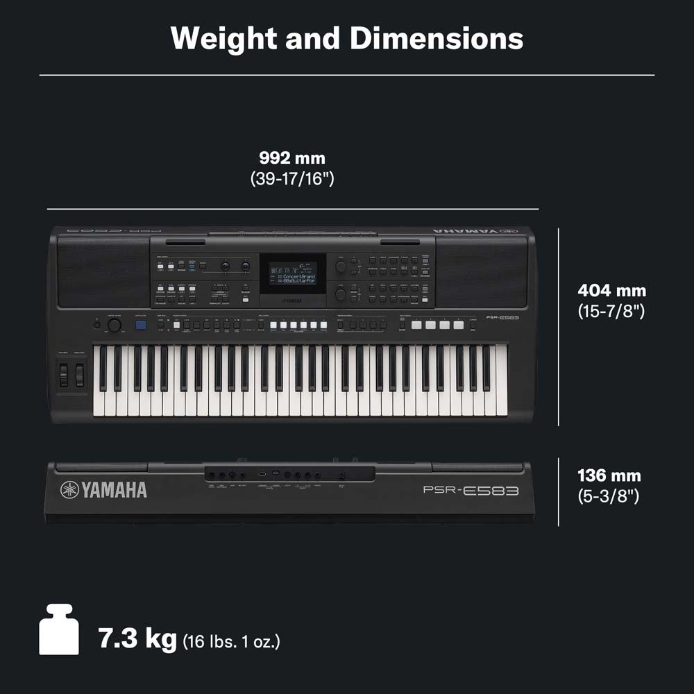 Yamaha PSR-E583 Portable Keyboard