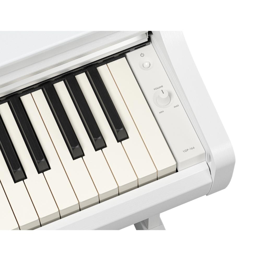Yamaha YDP-166WH Arius Digital Piano (Bench Included and Home Installation)