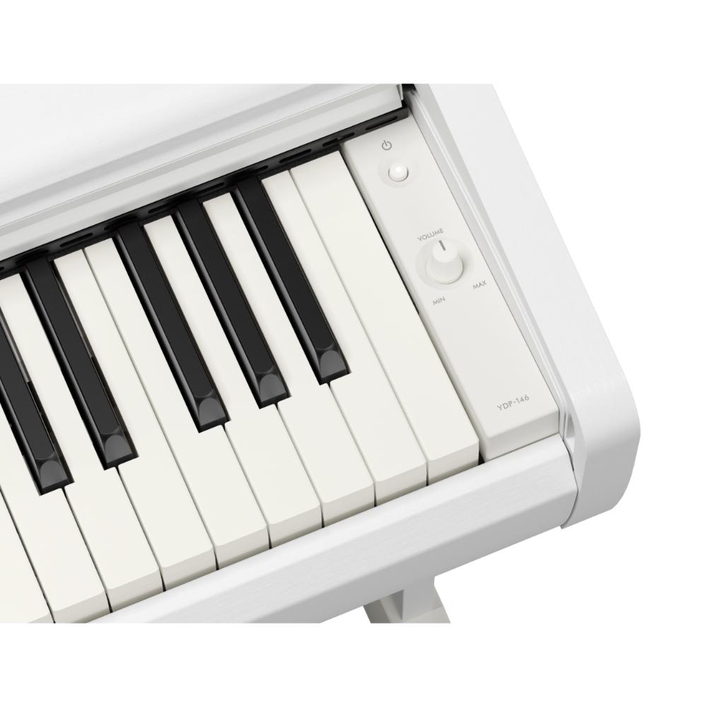 Yamaha YDP-146WH Arius Digital Piano (Bench Included and Home Installation)