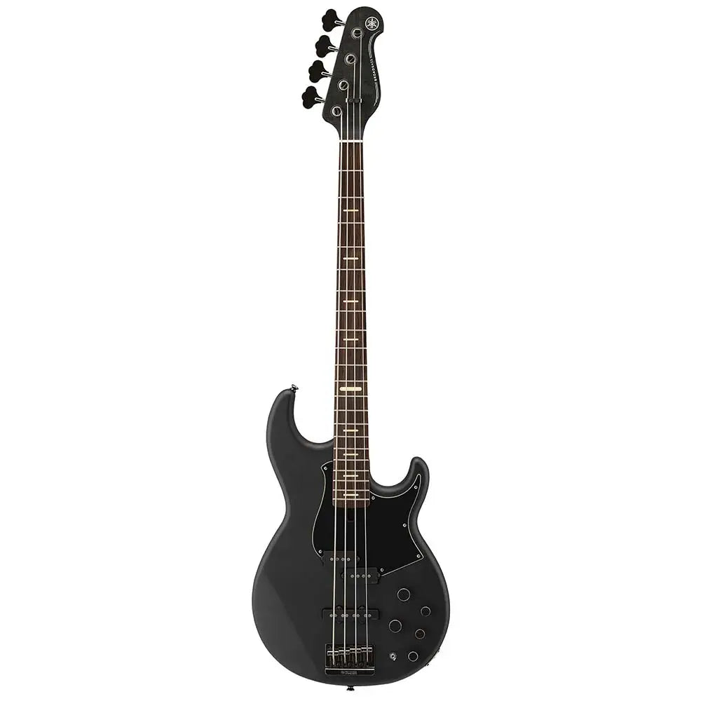 Yamaha BB734A Matte Translucent Black Electric Bass Guitar with Gig Bag