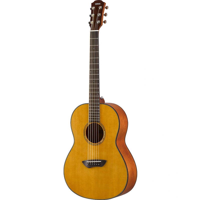 Yamaha CSF1M Vintage Natural Acoustic Travel Guitar (Carry case included)